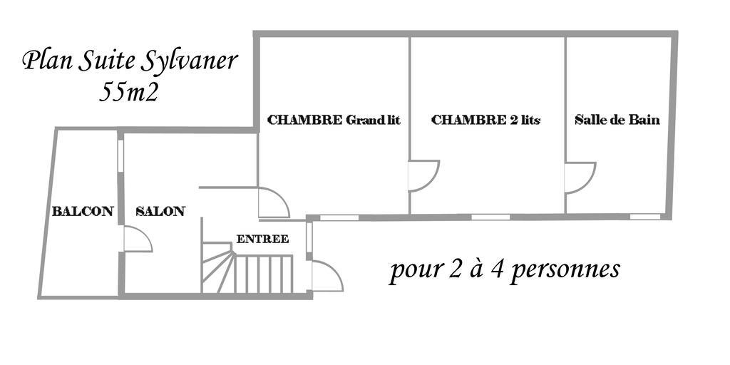 B&B Le Clos Des Raisins Beblenheim Exterior photo